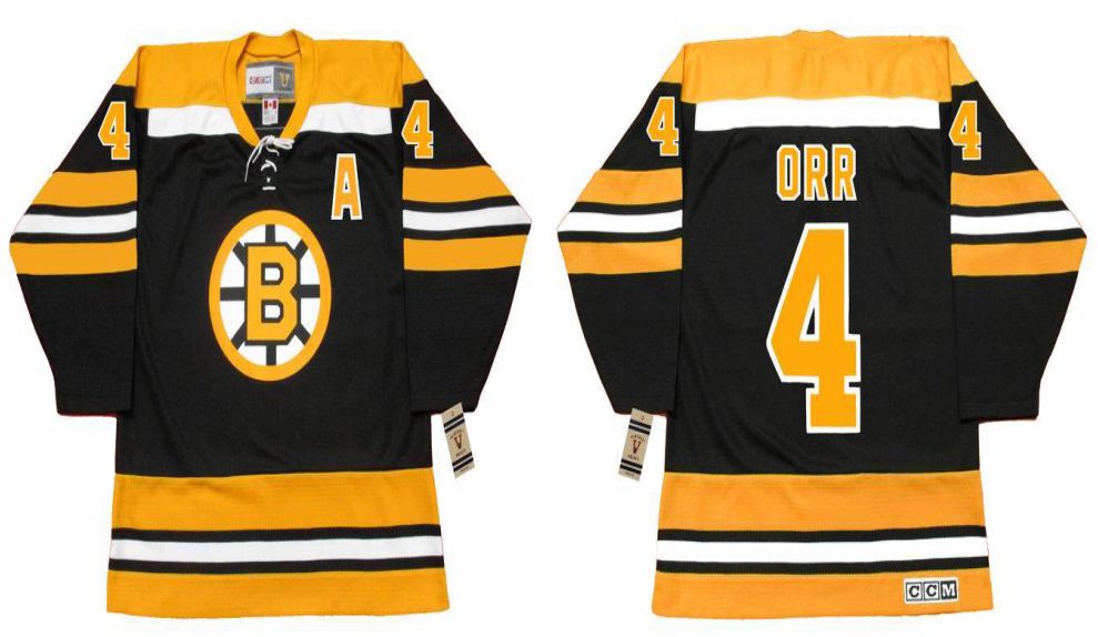 2019 Men Boston Bruins #4 Orr Black CCM NHL jerseys->boston bruins->NHL Jersey